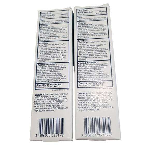 CeraVe Salicylic Acid Acne Contr Gel 1.35 oz Set of 2 - Picture 5 of 9